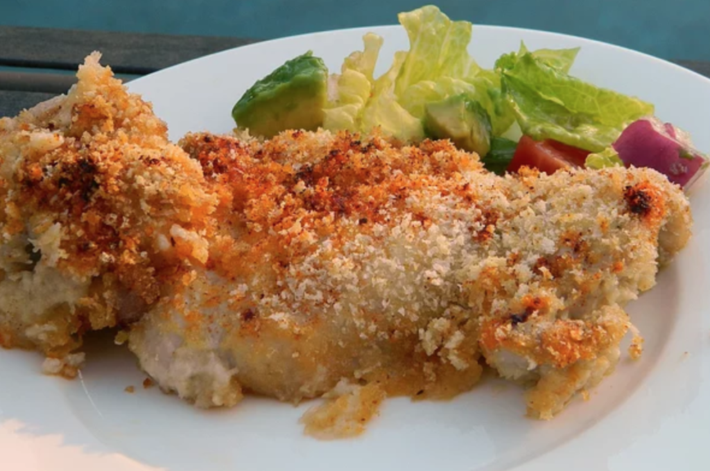 Crispy Panko Chicken Thighs